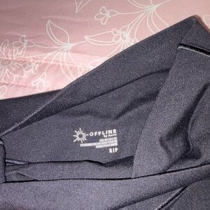 Aerie Black crossover Leggings small